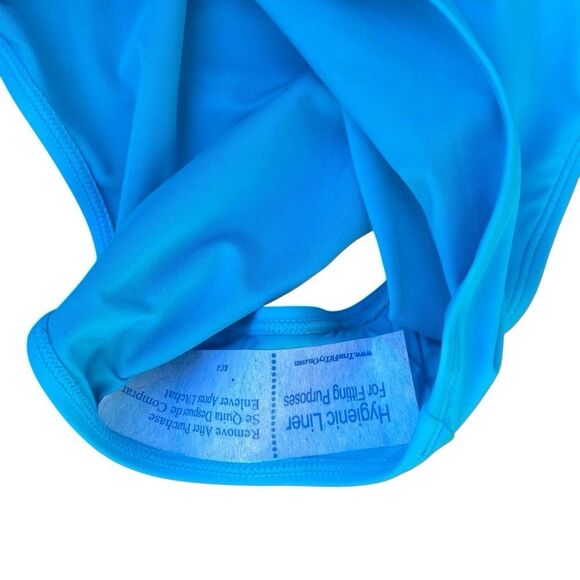 Good American Swimsuit One Piece Atomic Blue Adjustable Straps Size 5 XL NWT - Picture 4 of 4